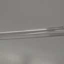 Shower Door Bottom Seal, 2-Pack PVC Strips with Sweep 36" Long, for 1/4"(6mm) Thick Framless Glass Door, to Stop Water Leakage