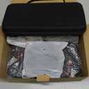 Pro Controllers Accessories Bundle for Nintendo Switch 2 18-in-1: Carrying Case, Screen Protector, Thumb Grip for Joycon, Dockable Console Protective Cover Shell, Steering Wheel, 2025 Switch2 Game Kit (2* Black Controllers (Leather Wrapped))