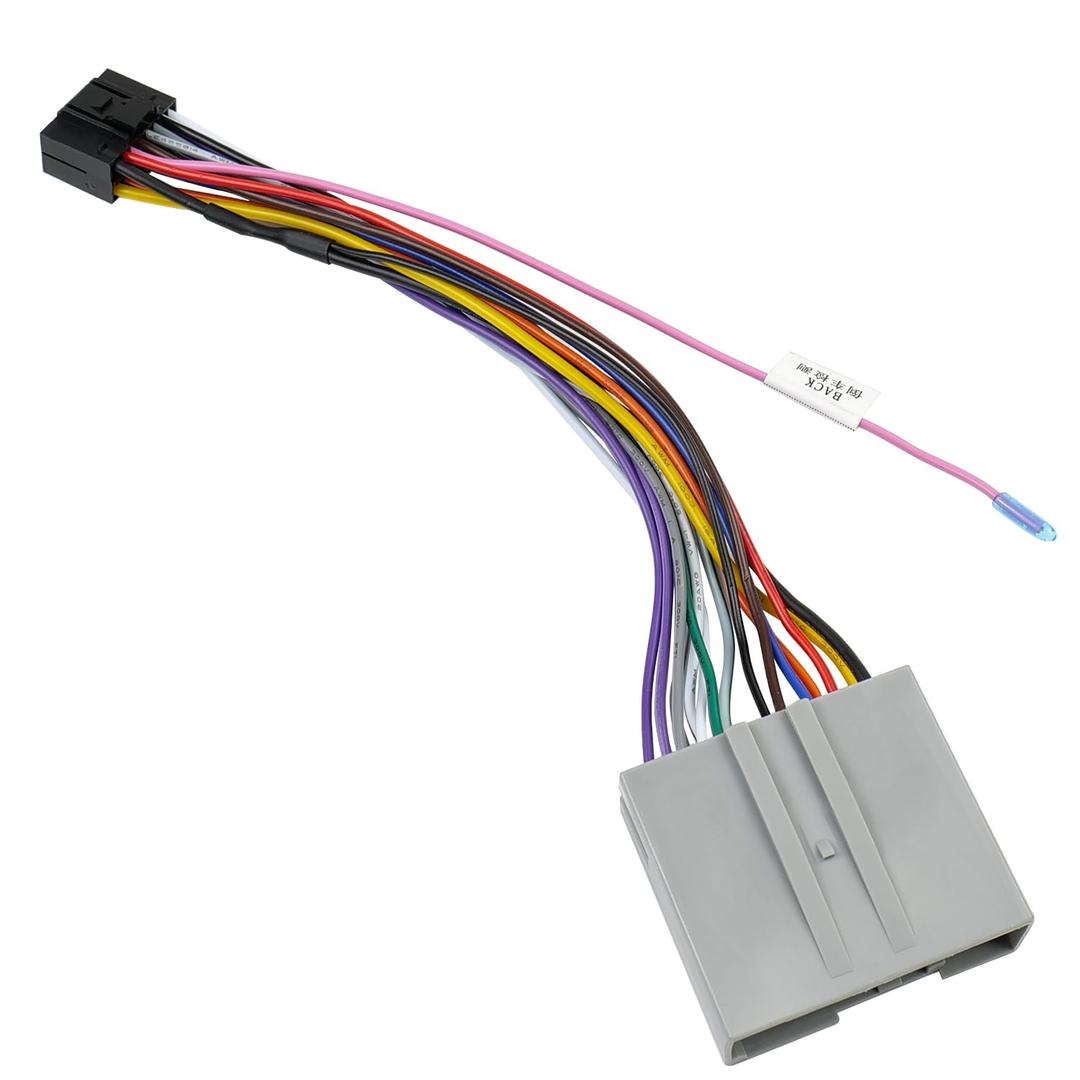 Aftermarket Radio Wiring Harness Connector Adapter Replacement for Ford F-150 F-250 F-350 Escape Expedition Lincoln Mercury,Car Stereo Wire Connector Not Support AMP&Canbus Function