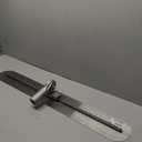 MARSHALLTOWN 36 x 5 Inch Round End Multi-Mount Fresno with Adjustable Thread Bracket, Carbon Steel, Concrete, FR36RTA