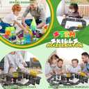 Magnetic Tiles, Construction Magnetic Road Tiles Set, STEM Road Blocks Building Tile, Educational Magnets Tile Toys for Boys Kids Toddlers Ages 3 4 5 6 7 8 9+ Year Old Gifts