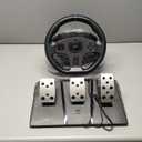 PXN PC Steering Wheel, V9 Universal Usb Car Sim 270/900 Degree Race Steering Wheel with 3-Pedals and Shifter Bundle for PC, Xbox One, Xbox Series X/S, PS4, PS3, Switch (Black)