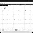 AT-A-GLANCE 2027 Desk Pad Calendar, Monthly Desk Wall Planner, 21.75" x 17", Ruled Blocks (SK240027), White, Pack of 1
