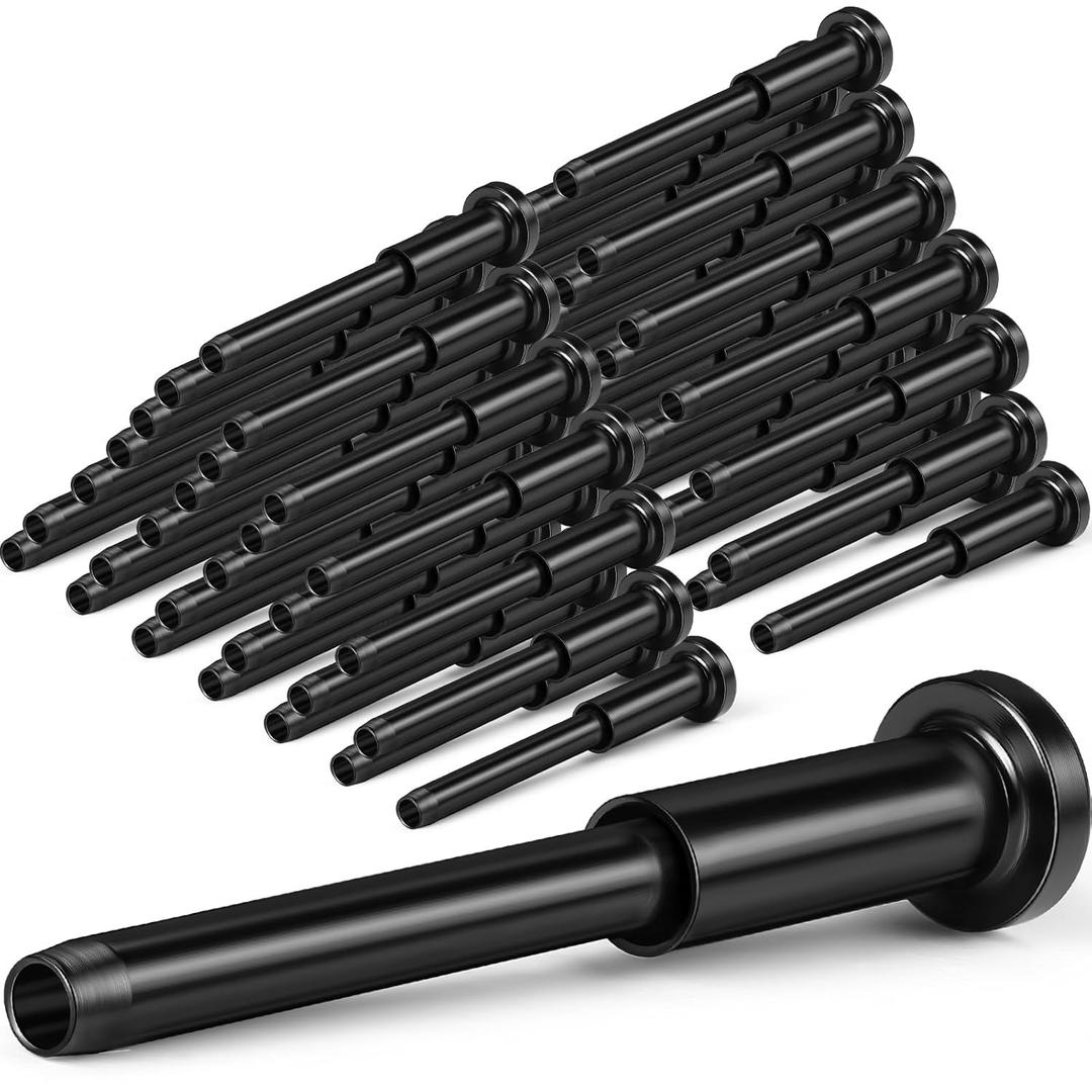 Blulu 60 Pack Invisible Cable Railing Kit, T316 Stainless Steel 1/8" Receiver and Swage Stud End, Tensioner for Wood/Metal Post, Hardware (Black)