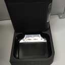 Automatic Cat Feeder and Water Dispenser Set, 2 in 1 Gravity Cat Food Dispenser with 180 Degree Rotatable, Pet Self Feeding Large Capacity for Small Dogs Puppy Kitten, Black, 0.8 Gallon x 2