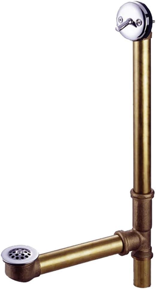 Kingston Brass DTL1161 Bath Tub Drain and Overflow, Polished Chrome 25.5 x 12.5 x 1.75