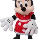 Disney Store Official Minnie Mouse Red Dress Medium Soft Toy for Kids, Cuddly Character with Fuzzy Texture and Embroidered Details, Disney Plushy Suitable for All Ages.