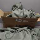 Fitable 6 Pack Sage Green Round Tablecloths - 90 Inches Round - Wrinkle and Stain Resistant Fabric Table Clothes, Washable Polyester Table Covers for Wedding, Party, Banquet, Formal Events