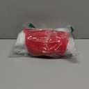 CHOIEO 2 Pcs Christmas Hats, Deluxe Classic Red Santa Hat White Faux Fur Trim Comfort Double Liner Plush Red Velvet Xmas Hats for Unisex Kids for Christmas Festive Holiday Party Supplies (Kid)