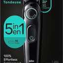 Braun All-In-One Style Kit Series 3 3450, 5-in-1 Trimmer for Men with Beard Trimmer, Ear & Nose Trimmer, Hair Clippers & More, Ultra-Sharp Blade, 40 Length Settings and Washable