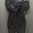 Jessica Howard Women's Elbow Puff Sleeve Boat Neck Lazer Cut Hem Sheath Dress (Black, Size 6)
