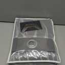 Anytime Home Curtains Blackout and Sheer Layered Solid Window Curtain Panel Pair with Grommet Top, 52Wx84L,Grey