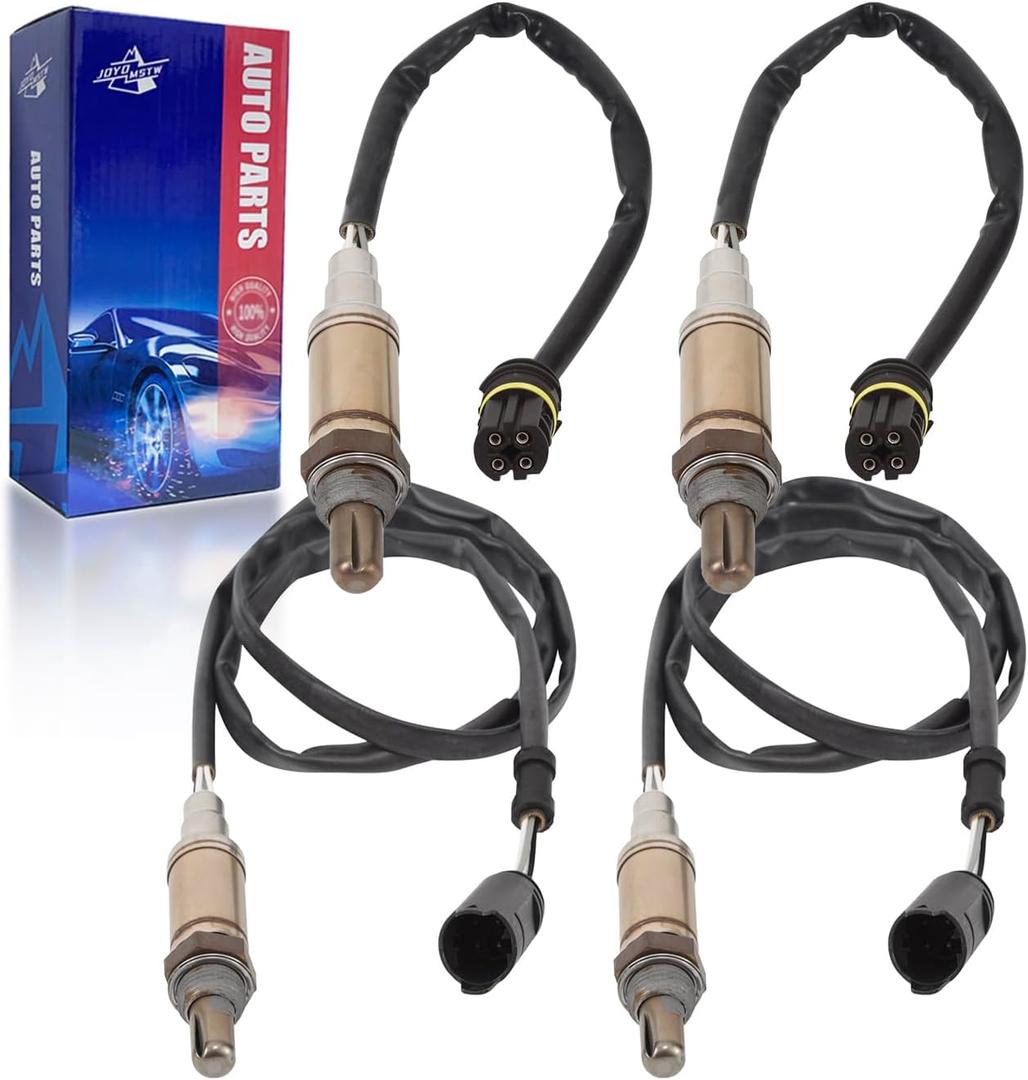 O2 Oxygen Sensor Upstream Downstream - Replacement for BMW 320I 323I 325XI 328I 330XI 525I 528I 530I X3 X5 Z3 Z4 M52 M54 Land Rover Range Rover Replaces 234-4672 234-4683 13477 15109 4PCS