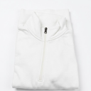 Long Sleeve Cotton Sweater, Small, White