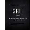 Yatsen Bridge Motivational Wall Art for Office Inspirational Canvas Painting Grit Noun Motto Posters Inspiring Quotes Pictures Sign Prints Artwork Home Living Room Wall Decorations Framed (24”Wx36”H)