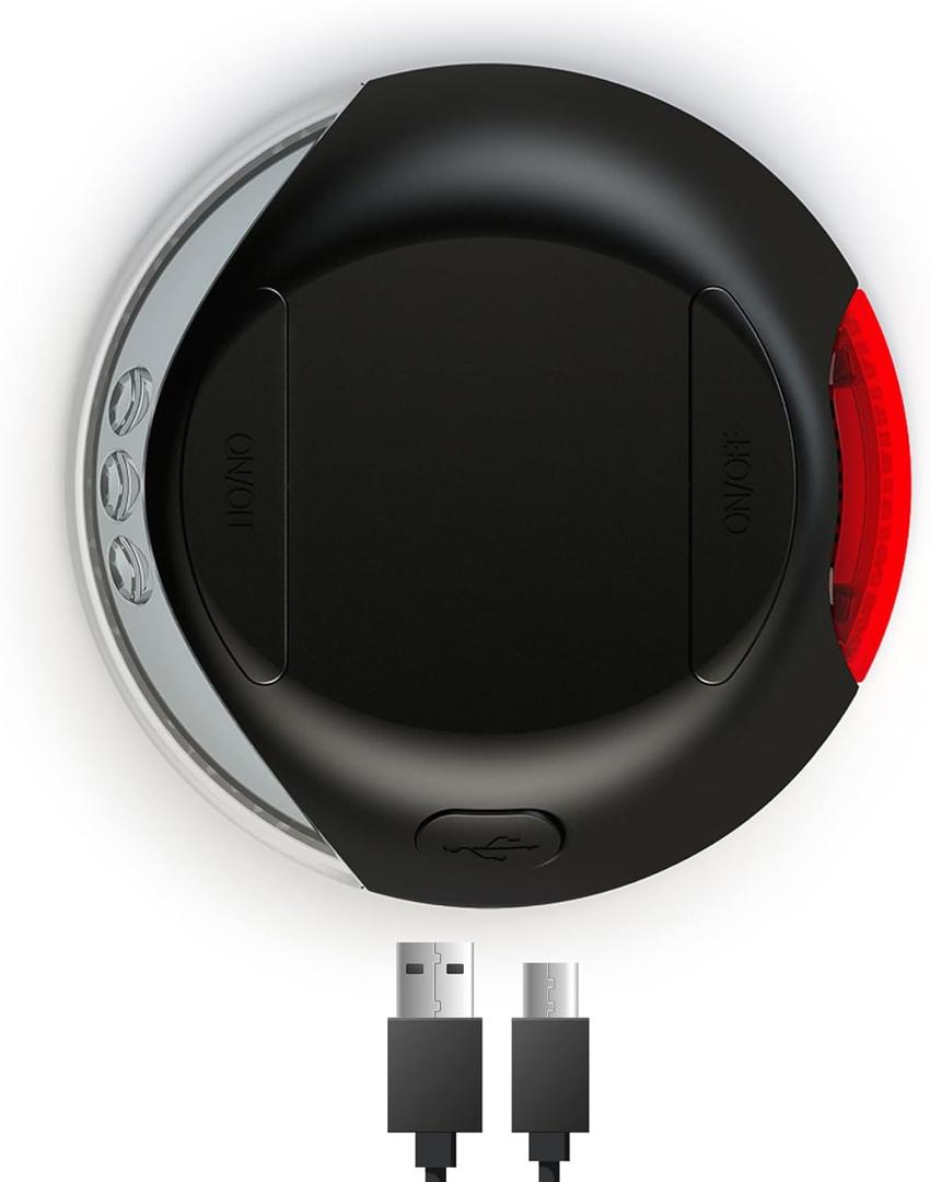 FLEXI LED Lighting System for flexi Retractable Leashes with Rechargeable Battery - Splashproof - Black