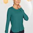 Willit Women's Sun Shirts UPF 50+ SPF Long Sleeve Hiking Lightweight Quick Dry UV Protection Outdoor (XS)