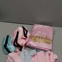 Sintuff 24 Pcs Kids Spa Party Supplies for Girls 6 Spa Party Robes 6 Tote Bags 6 Headbands 6 Eye Masks(Size 10, Sky Blue Birthday)