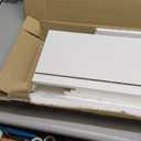 Furinno PASIR Book Shelf, 3-Tier Bookshelf, Storage Shelves Bookcase, 9.7 x 23.7 x 31.5, for Living Room, Bedroom, Home Office, Plain White