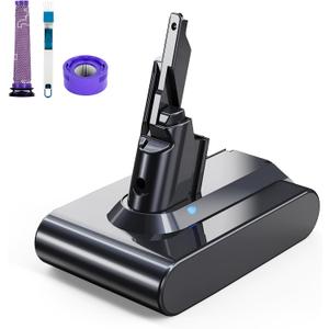 21.6V 6.0Ah Replacement Battery for Dyson V7 Compatible with Dyson SV11 V7 Motorhead V7 Animal V7 Trigger V7 HEPA V7 Car+Boat V7 Absolute Handheld Vacuum Cleaners