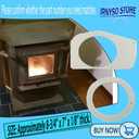 3 x Replacement Pellet Stove Combustion Blower Gasket Housing and Motor Gaskets 20072 PU-CBMGPU-CMGPU-CBMG fits Englander Summers Heat Timber Ridge Stove