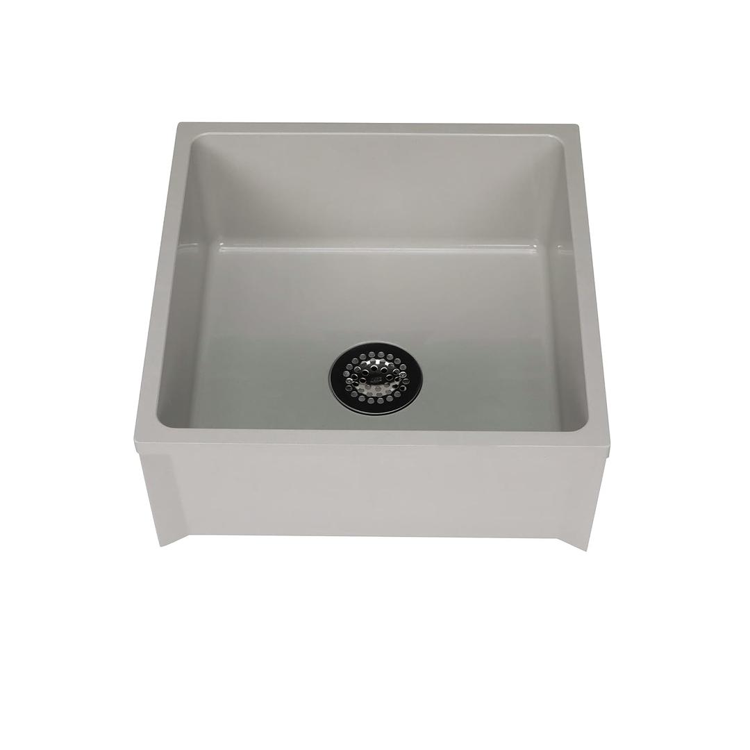 Zurn Z1996-24 Z1996 24" x 24" Mop Basin with PVC Drain Assembly