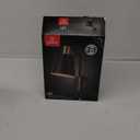 Lex 1-Light Plug-In or Hardwire Wall Sconce - Matte Black With Antique Brass Accents
