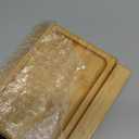 Sofa Arm Tray,Bamboo Folding Couch Arm Tray,Sofa Armrest Trays with Anti-Slip Pad for Drinks,Snacks,Phone,Remote ControlNatural (18.9*13)