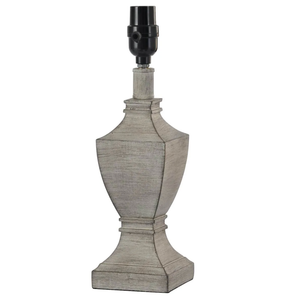 Greyson Grey Small Lamp Base, 13.5"
