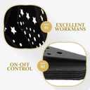 Paper Star Lantern Lamp Shade 3PCS Stars Hanging Garland Large Hollow Out Xmas Tree Topper Foldable Christmas New Year Wedding Party Holiday Birthday Dercoration for Indoor and Outdoor 20in (Black)