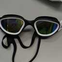 ZIONOR Swim Goggles, Upgraded G1 Polarized Swimming Goggles Anti-Fog for Adult Men Women (A0 (Polarized + Mirror Gold ))