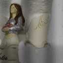Pavilion Gift Company Elements Sister Guardian Angel Figurine, 6", Pink