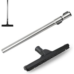 1-1/4" Vacuum Extension Tube & with Hardwood Floor Brush for Eureka Vacuum | Cleaner Accepting 1.25 inch | Vacuum Attachments 39inch