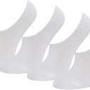 2 x Amazon Essentials womens Low Cut No Show Socks (6-9, White)