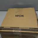 Todlabe Carbon Steel Wok - Including Glass Cover and Silicone Spatula, 13-Inch Woks & Stir-Fry Pans for Induction, Electric, Gas Stoves