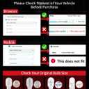LASFIT 921 LED Bulb Reverse Light, 912 T15 6000K White Canbus Error Free W16W 906 904 Backup Light Replacement Cargo Lights for Car Trunk, Super Bright, Pack of 2