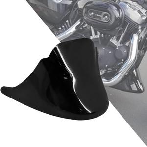 Motorcycle Front Fairing Fender Chin Spoiler Mudguard Protector Fit For Harley Sportster XL 883 1200 2014-2022 Gloss Black