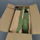 PETEPELA Cactus Cat Tree for Indoor Cats, 32'' Small Cat Tower Cat Condo with Sisal Scratching Ramp, Cozy Hammock and Removable Top Bed Perch for Kittens, Green