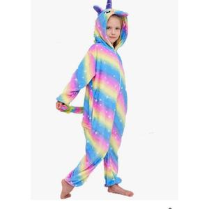Unisex Children Unicorn Pyjamas Halloween Kids Onesie Costume, Size: 7-8Y