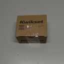 Kwikset 660 Deadbolt Lock, Satin Chrome Round Exterior Keyed Front Entry Door, Single Cylinder Dead Bolt