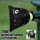 2 x DELSWIN Outdoor Faucet Covers for Winter, 2P 8.7"x7" Spigot Covers Winter Insulated for Outside, Reusable Waterproof Garden Faucet Socks for Freeze Protection