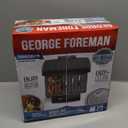 George Foreman® Fully Submersible™ Grill, NEW Dishwasher Safe, Wash the Entire Grill, Easy-to-Clean Nonstick, Black/Grey