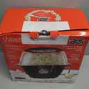 West Bend 82707B Stir Crazy Electric Hot Oil Popcorn Popper Machine with Stirring Rod with Improved Butter Melting Offers Large Lid for Serving Bowl and Convenient Storage, 6-Quart, Black