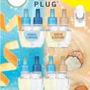 Febreze Plug In Air Freshener, Odor-Fighting Scented Oil Refill For Home, Bathroom, & Kitchen, Long Lasting, Refresh & Energize and Soothe & Restore Scents, 0.87oz Refills, 4ct (2 of Each)