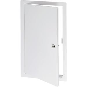 10" x 20" Lockable White Metal Access Panel. Service Shaft Door Panel with Key. Plumbing, Electricity, Heating, Alarm Wall Access Panel for Drywall. Bathroom Services Access Hole Cover.