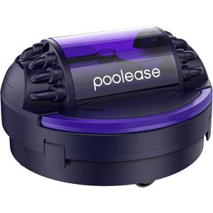 X1 Robotic Pool Vacuum for Above Ground Pool, Automatic Cordless Pool Cleaner with 45W Dual-Motor, Ideal for Above-Ground Flat Pool, 2L Debris Capacity (Dark Blue and Purple)