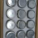 Lyellfe 12 Pack Wide Mouth Mason Jars, 16 Oz Short Glass Canning Jar with Airtight Lids, Food Safe Jam Spice Jar for Honey, Jelly, Wedding Favors, DIY Project, Dishwasher Safe