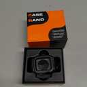 Goton 3 in 1 Waterproof Case with Band for Apple Watch with Built-in Tempered Glass Screen Protector 40mm, 360 Shockproof Bumper Face Cover with Band for Apple Watch SE 3/SE 2/SE, Series 6/5/4, 40mm (Black)