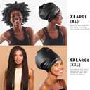 Keary Extra Large Swim Cap for Braids and Dreadlocks Extensions Weaves Long Hair, Waterproof Silicone Cover Ear Bath Pool Shower Swimming Cap for Adult Youth to Keep Hair Dry, Easy to Put On and Off