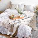 Tegeme Christian Gifts for Women Christian Blanket with Flowers 50'' x 60'' Inspirational Religious Birthday Gifts Bible Verse Throw Blankets for Sister Friend Daughter Mom Baptism